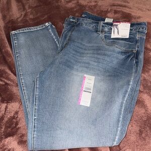 Time and Tru Women's Classic Denim Straight Leg Jeans 22